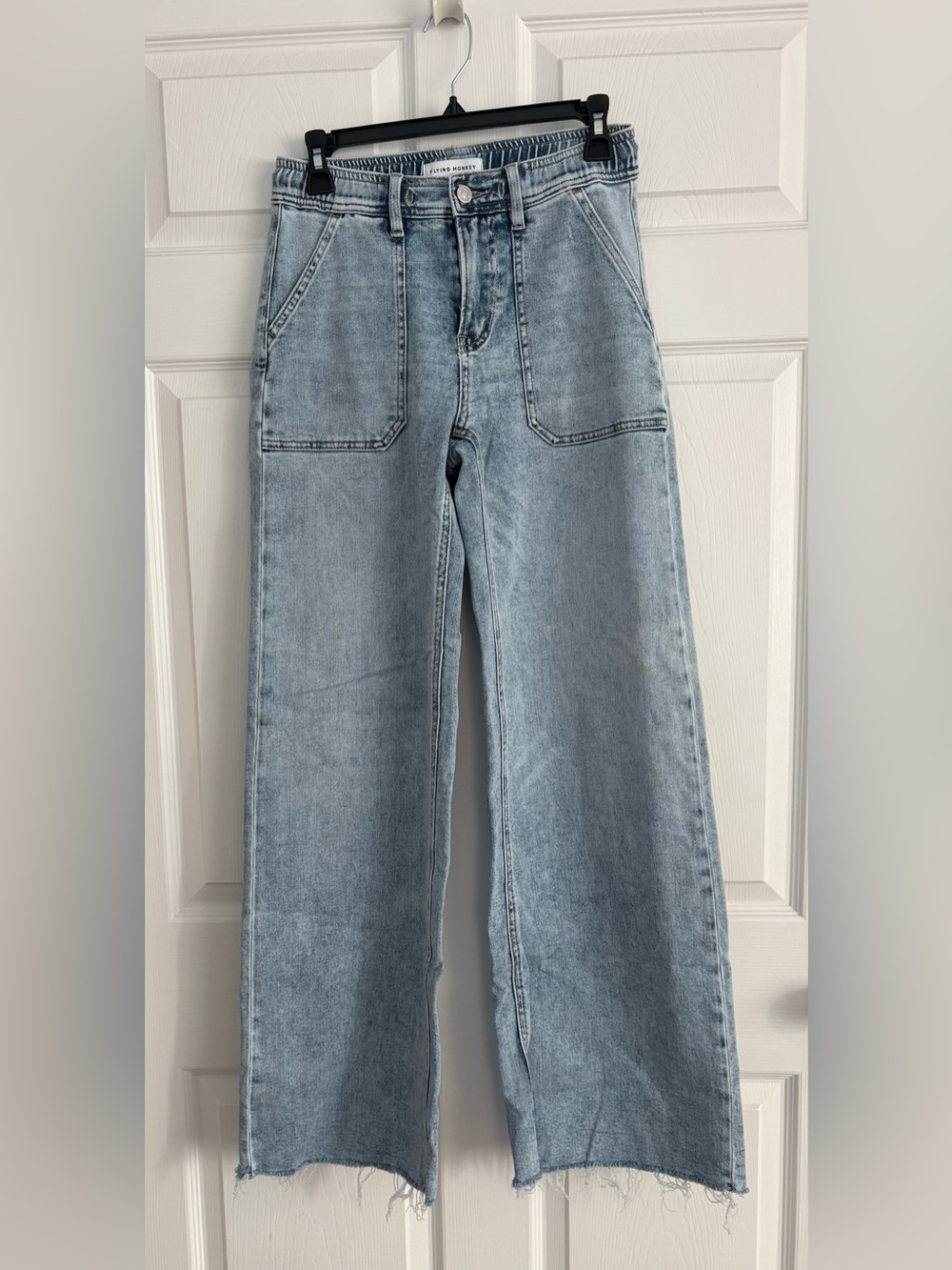 Flying Monkey Light Blue Wide-Leg Women’s Jeans